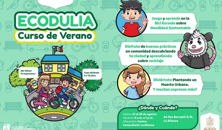 Invita NL a curso de verano ecológico