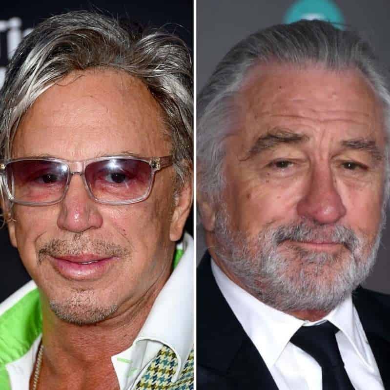 Mickey Rourke publica fuertes amenazas contra Robert De Niro Mickey Rourke publica fuertes amenazas contra Robert De Niro