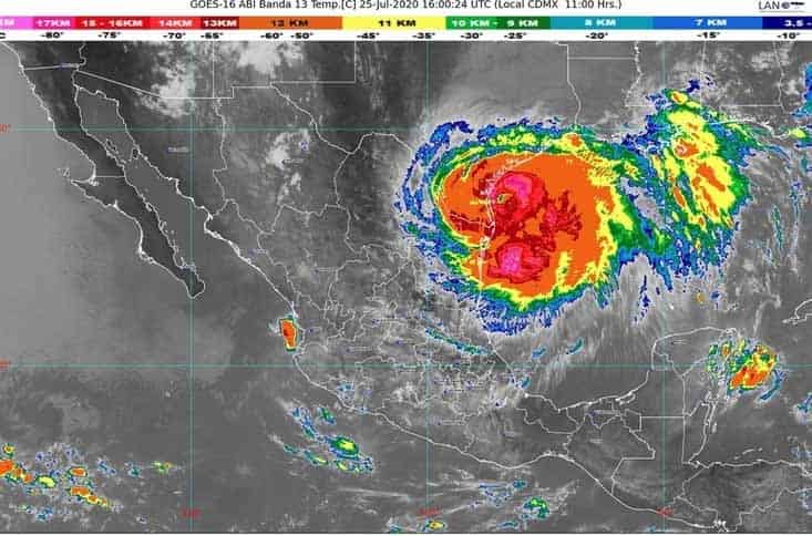 Hanna se convierte en huracán categoría 1 Hanna se convierte en huracán categoría 1