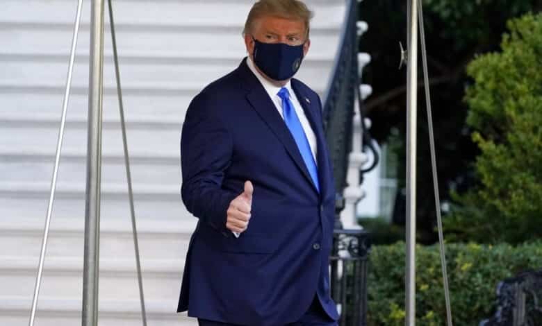 Trump no tiene dificultad para respirar Trump no tiene dificultad para respirar
