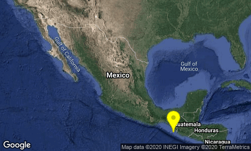 Se registra sismo de magnitud 5.2 en suroeste de Tapachula Se registra sismo de magnitud 5.2 en suroeste de Tapachula