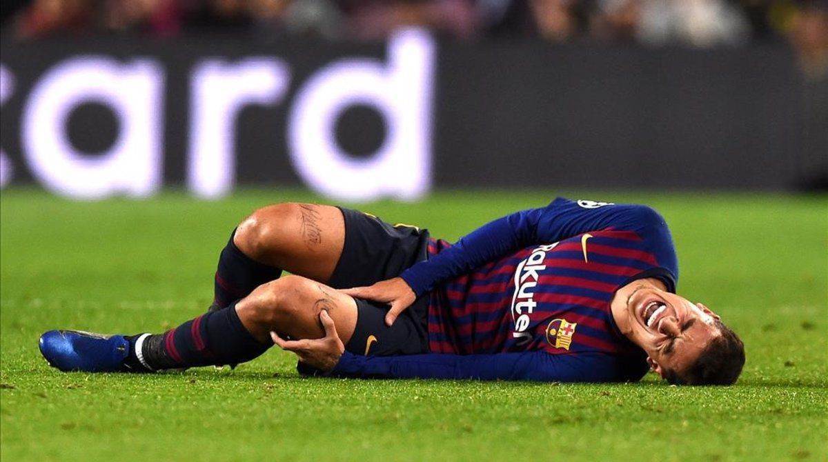 Sigue Coutinho con sus problemas de lesión Sigue Coutinho con sus problemas de lesión
