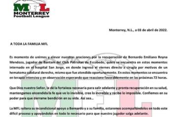 Sufre menor fractura de cr&aacute;neo en MFL