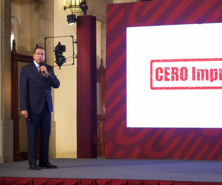 Ricardo Mejía Berdeja, presenta el reporte Cero Impunidad Ricardo Mejía Berdeja, presenta el reporte Cero Impunidad