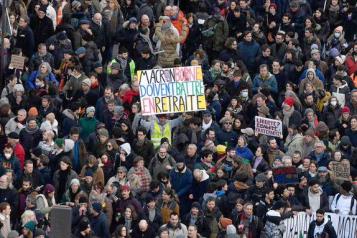 Protestan de nuevo en Francia por esquema de jubilaciones