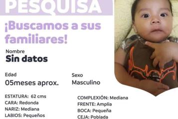 Busca DIF NL a familiares de beb&eacute; abandonado
