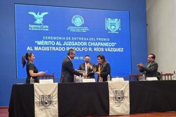 Rinden homenaje póstumo al magistrado Rodolfo Ríos Vázquez