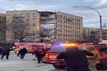 Colapsa edificio en El Bronx