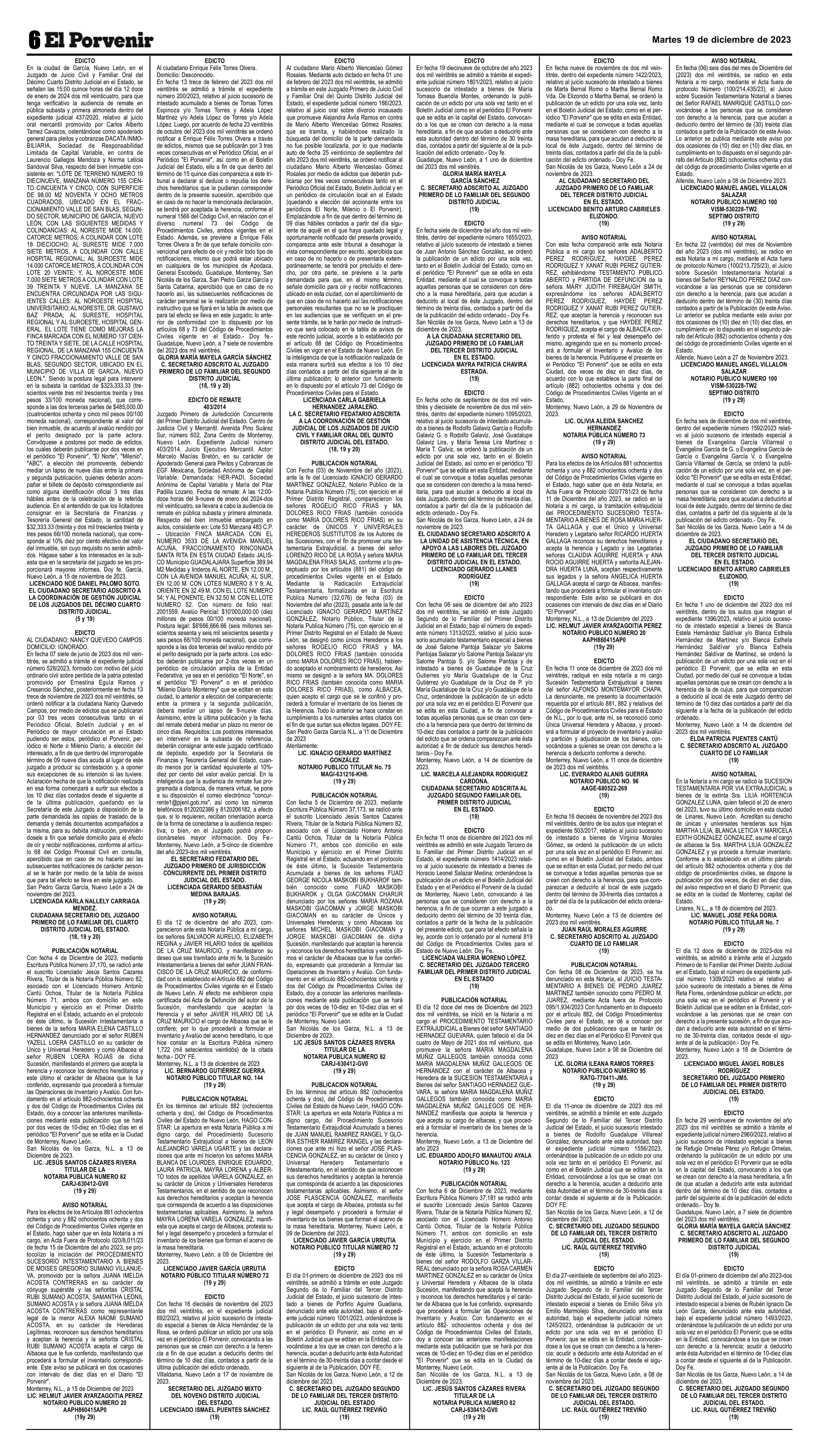 Edictos