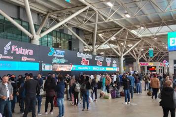 Saturan regios central camionera tras vacaciones