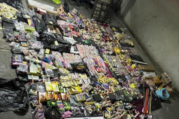 Decomisan mil 800 kilos de pirotecnia en diciembre