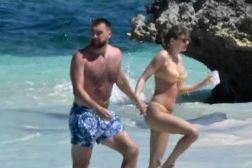 Captan a Taylor Swift y a Travis Kelce de vacaciones en Las Bahamas