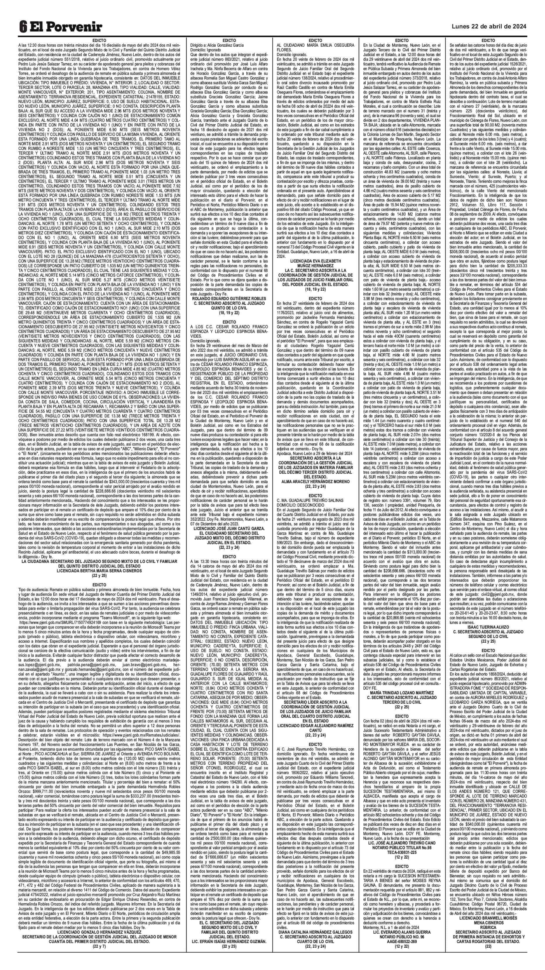 Edictos