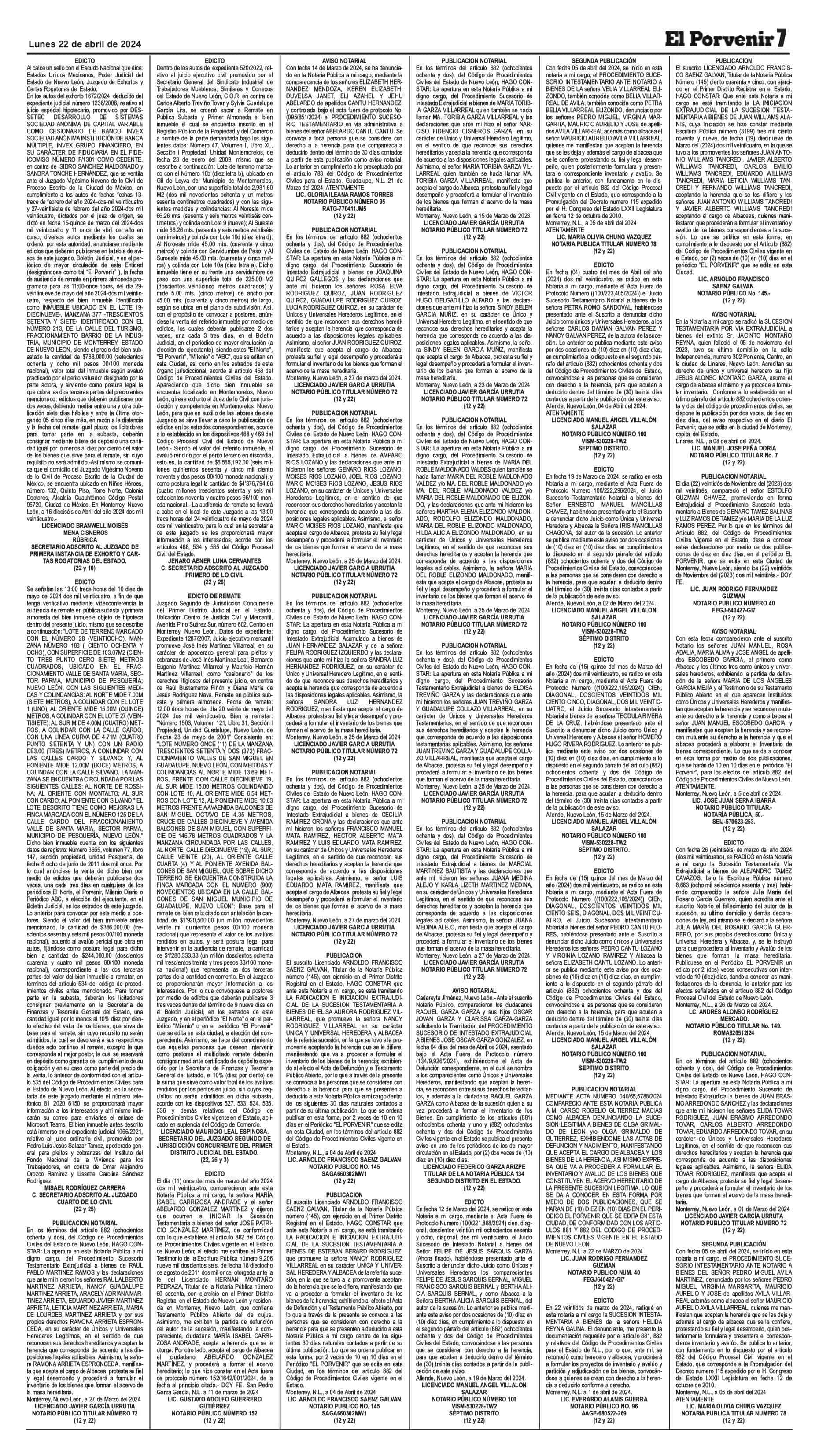 Edictos