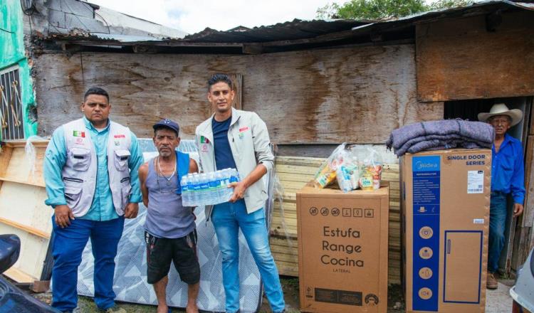 Apoya Guadalupe a familia que le explotó su casa