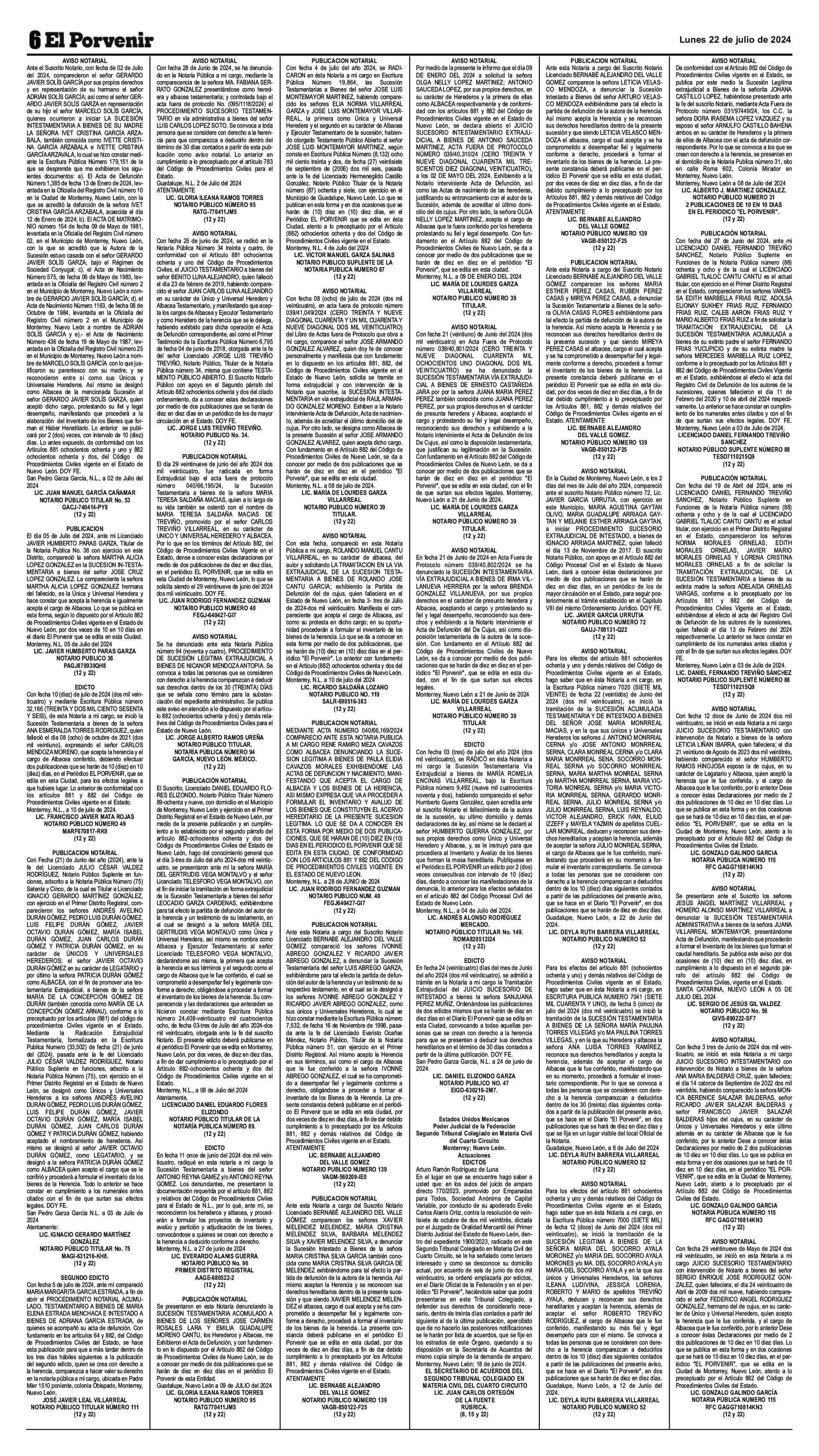 Edictos