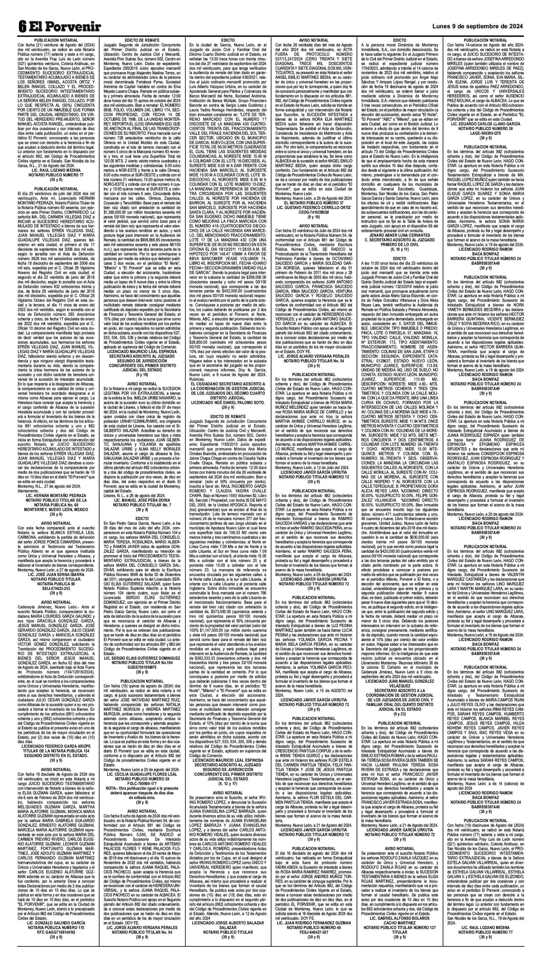 Edictos