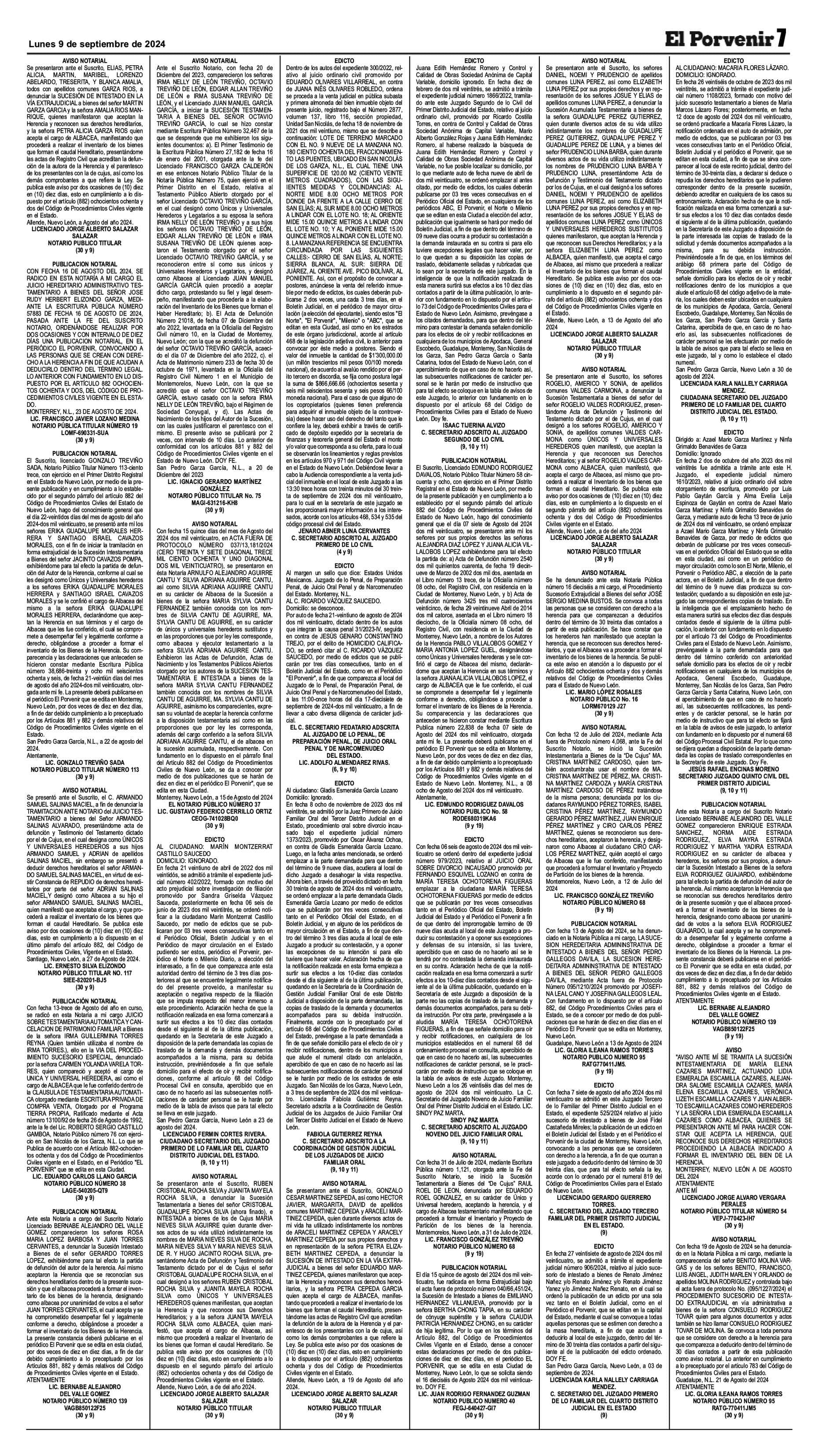 Edictos