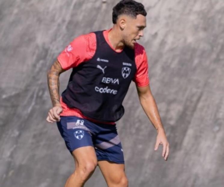 Lucas Ocampos tiene su primer entrenamiento con Rayados