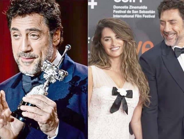 Dedica Javier Bardem premio a su esposa Penélope Cruz