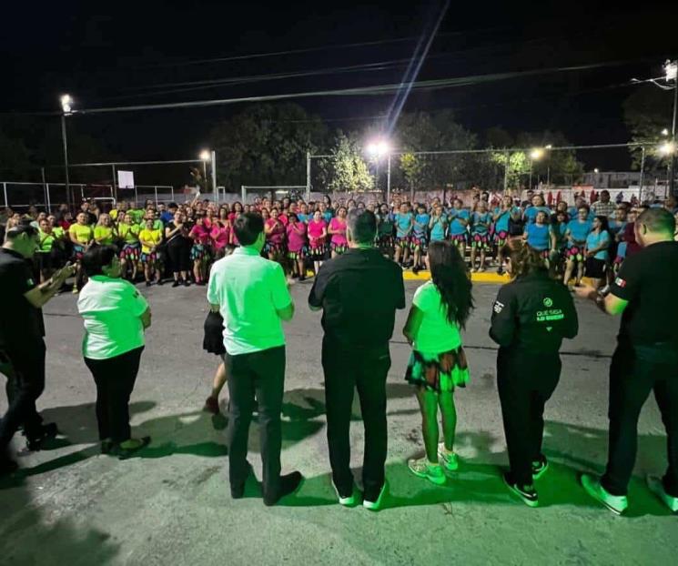 Inaugura César rehabilitación de cancha