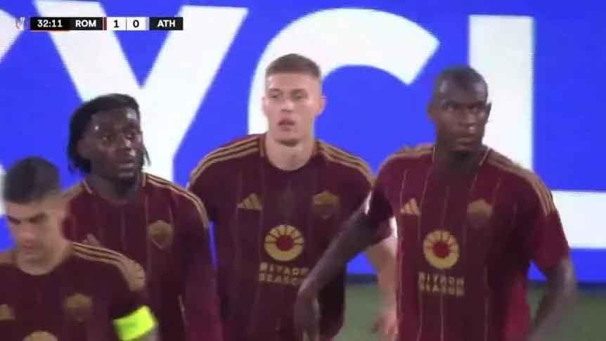 La Roma inicia con empate en la Europa League 