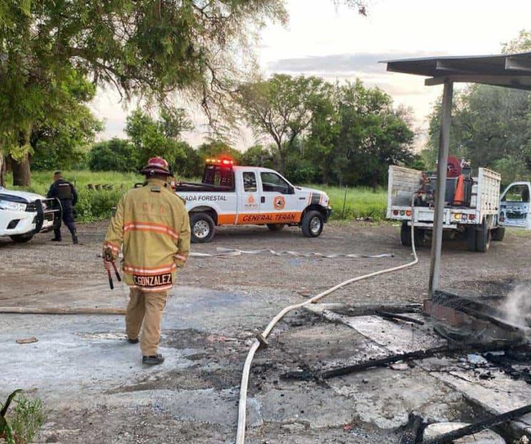 Alarma siniestro en General Terán