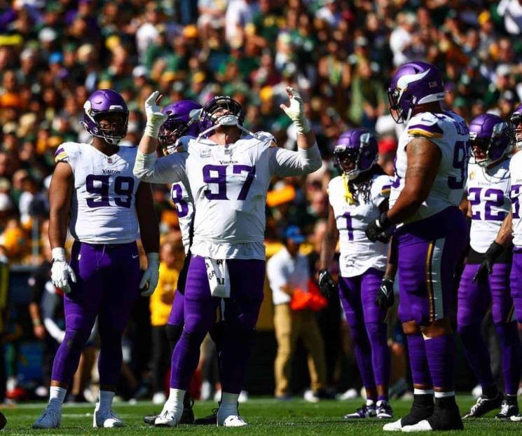 Minnesota vence a Green Bay y sigue invicto en la temporada