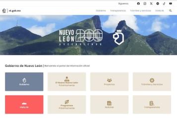 Estrena imagen Portal de Gobierno de Nuevo Le&oacute;n