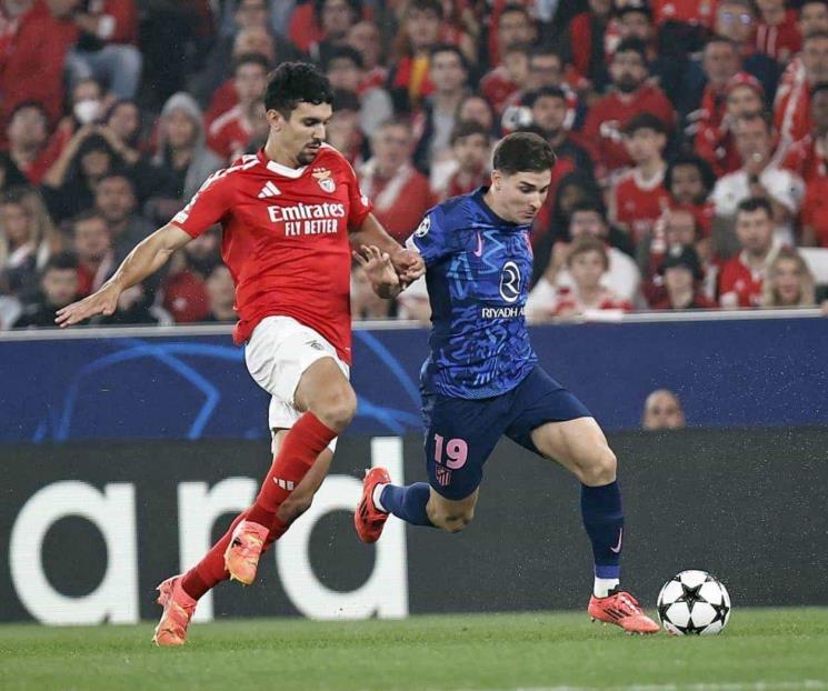 Golea Benfica al Atlético de Madrid