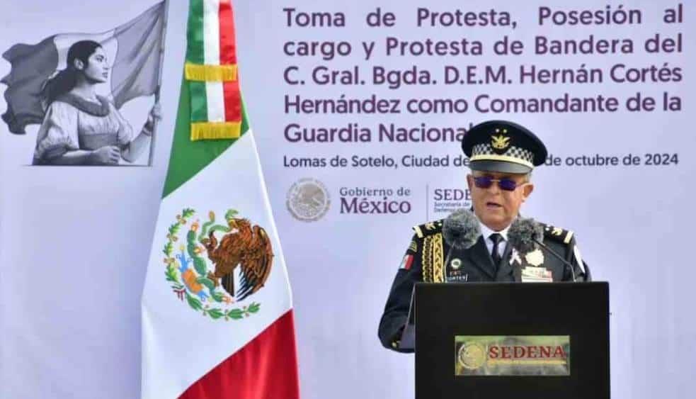 Hernán Cortés Hernández, nuevo comandante Interino de la GN