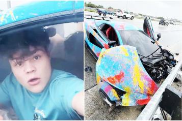 Sufre streamer accidente en vivo por manejar mientras grababa
