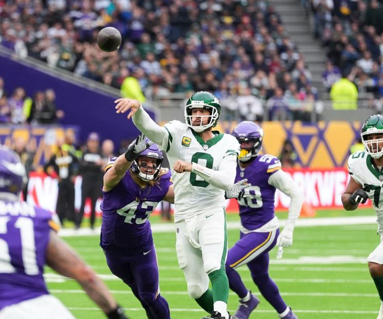 Vencen Vikingos a Jets en Londres para tener el mejor récord de NFL