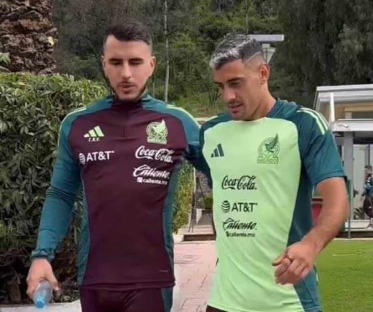 Germán Berterame entrena por primera vez con la Selección Mexicana