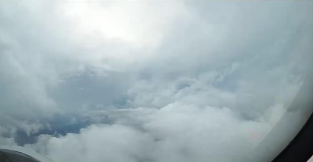 Huracán Milton desde los cielos