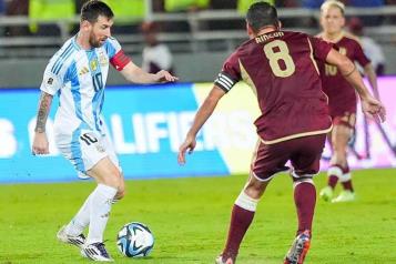 Argentina no puede con Venezuela y empatan en eliminatorias Conmebol