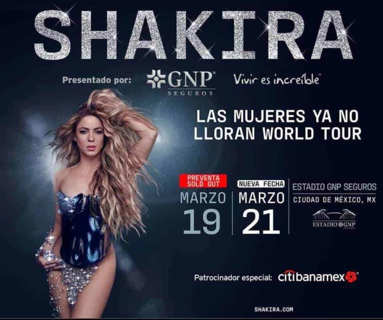 Agrega Shakira segunda fecha en CDMX