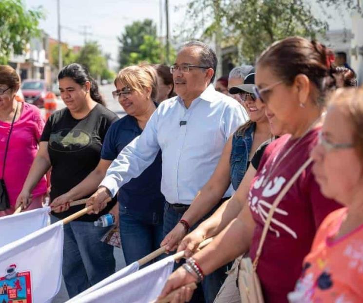 Sigue Escobedo con obras en diferentes puntos