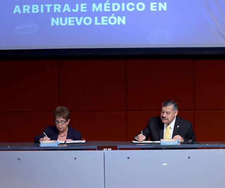 Firma UANL convenio con la Comisión Estatal de Arbitraje Médico