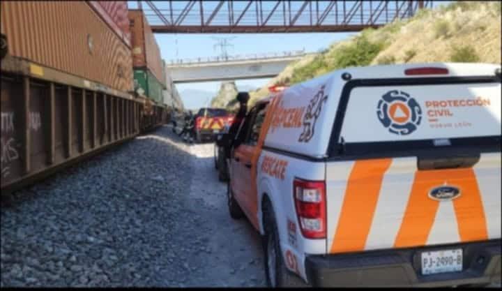 Muere joven atropellado por el tren en García