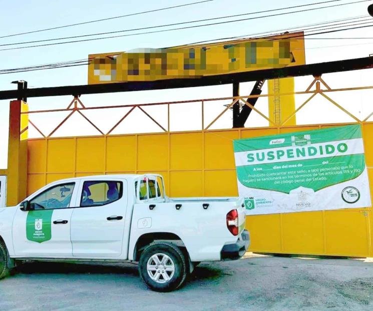 Suspende Estado empresa contaminante