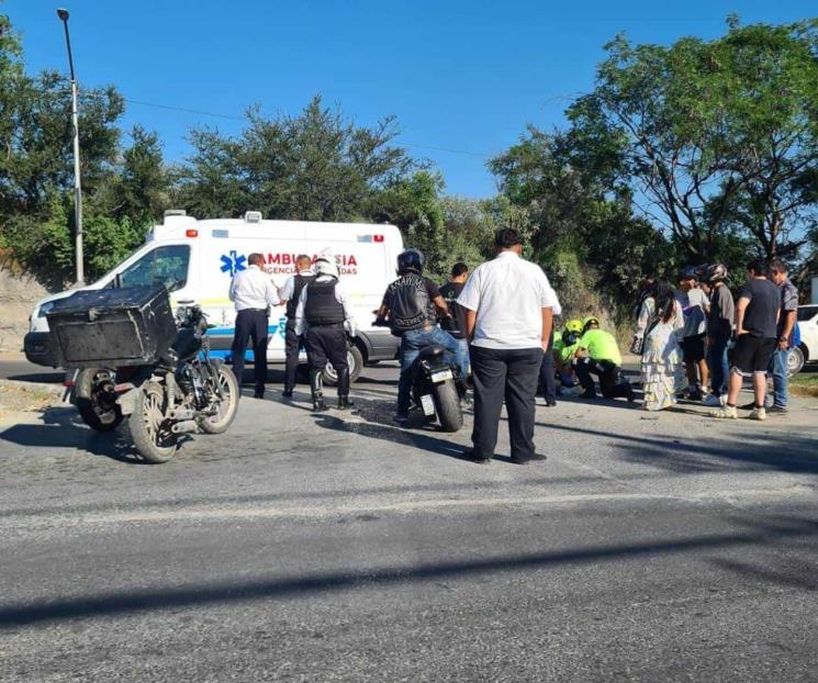 Fallece motociclista tras derrapar en Guadalupe