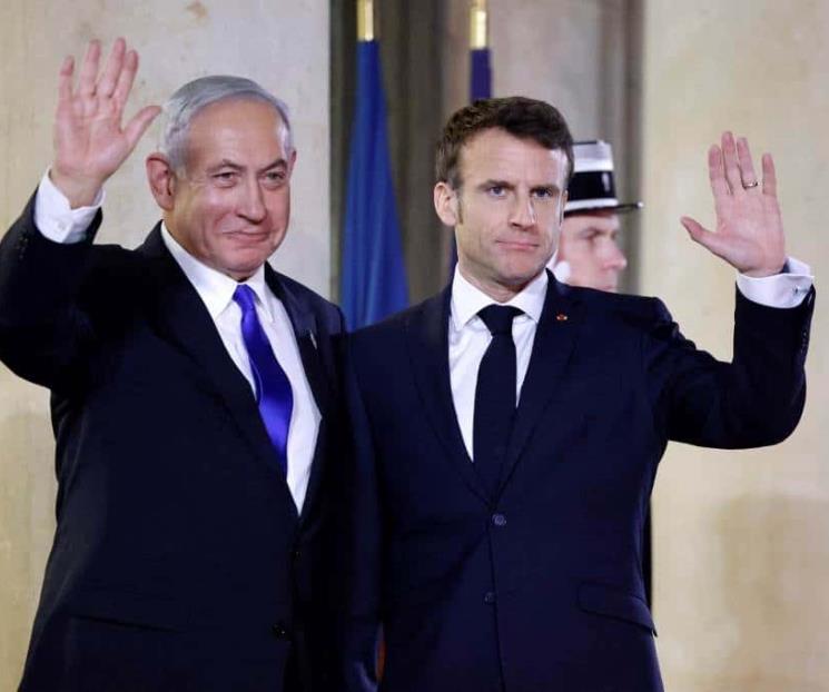 Discuten Netanyahu y Macron por la creación del Estado de Israel