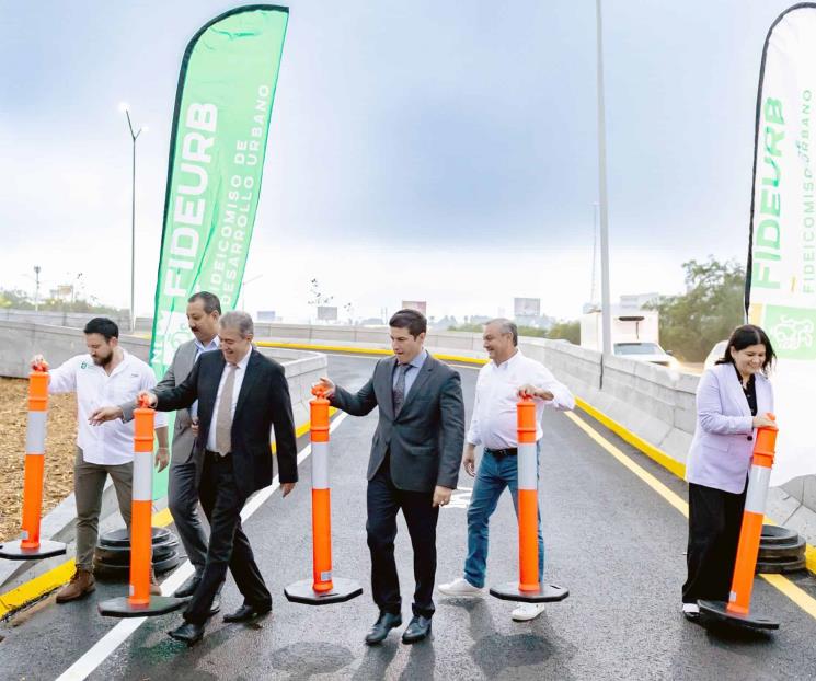 Inaugura Estado siete obras en Morones Prieto y el Puente Azteca