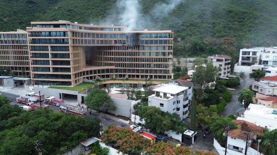 Alarma incendio en edificio de San Pedro