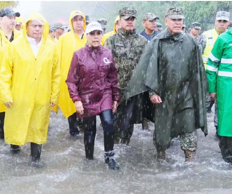 Provoca tormenta Nadine lluvias e inundaciones en Chetumal