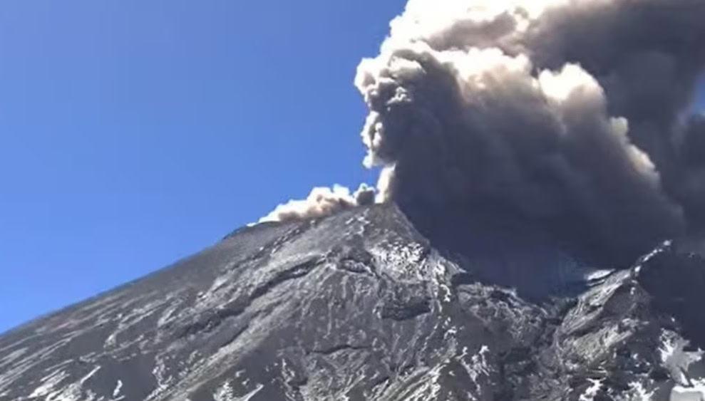 Ceniza de Popocatépetl podría llegar a la CDMX