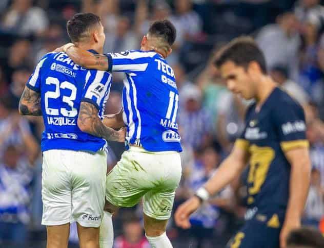 Tiene Rayados marca perfecta ante Pumas en el Gigante de Acero