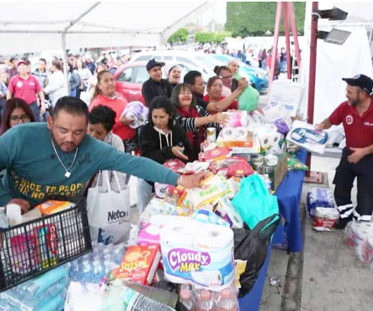 Organiza SNTE entrega de ayuda a damnificados