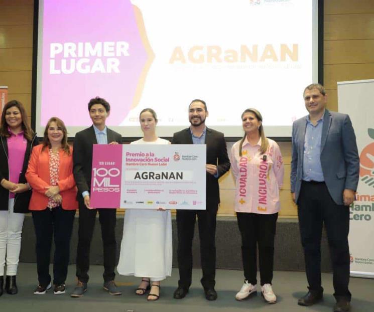 Premian proyectos de innovación que buscan mitigar el hambre